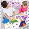 Image 7 : Poke-In-Fun Princesses Arts/Craft Kit for Kids - 3D Princess Crafting Kit - New
