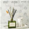 Image 5 : Craft & Kin Stone Fruit & Sage Botanical Scented Reed Diffuser with Dried Flowers - New
