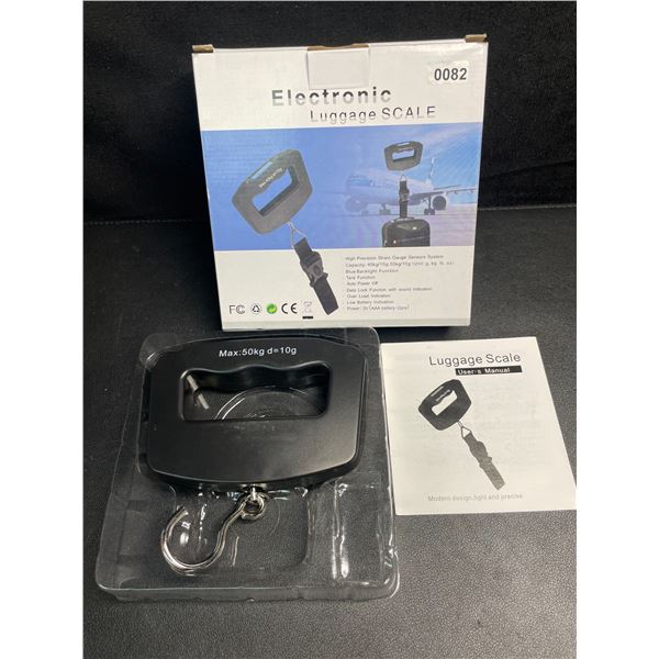Portable Handheld Electronic Luggage Scale (50kg Capacity) Great for Travel! - New