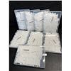 Image 1 : 8 Packs (120pcs Each) Plastic Thread Cards/Floss Bobbins for Thread/Embroidery Thread - New