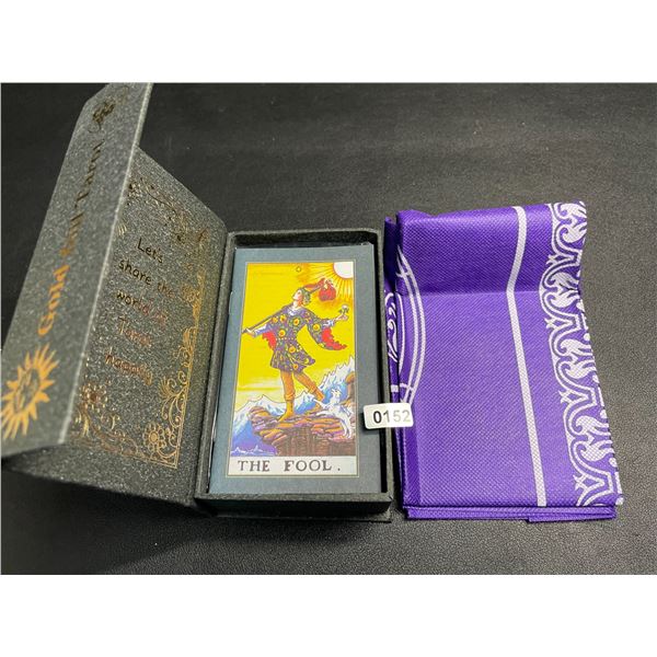 Gold Foil Tarot Card Set - Tarot Card Gift Box Set - New