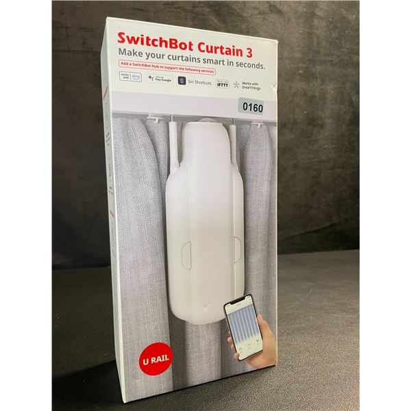 Switchbot Curtain 3 Smart Automatic Curtain Opener - Blutooth Remote Control w/ App/Timer - NEW