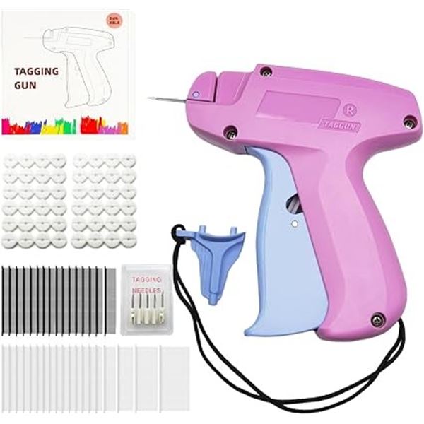 Mini Tagging Gun/Stitching Gun w/ 6 Needles; 3500pcs Fasteners; For Clothing/Blankets - New
