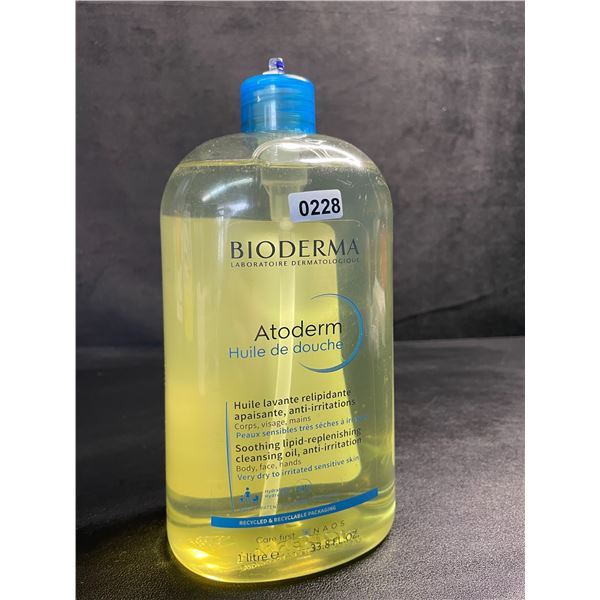 BioDerma Atoderm Soothing Lipid-Replenishing Cleansing Oil for Body/Face/Hands (1L) New (No Nozzle*)