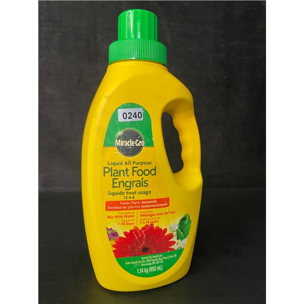 MiracleGro Liquid All-Purpose Plant Food (1.14kg) Feeds Plants Instantly - New