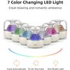 Image 3 : Ultrasonic Aromatherapy Diffuser for Home (200ml) w/ 7-Color Lights; Volcano Mountain Design - New