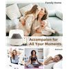 Image 5 : Ultrasonic Aromatherapy Diffuser for Home (200ml) w/ 7-Color Lights; Volcano Mountain Design - New