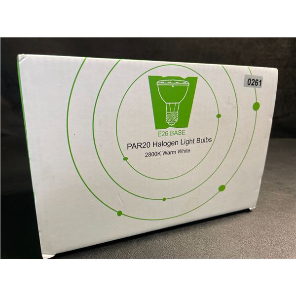 6-Pack of E26 PAR20 Halogen Light Bulbs - 2800K Warm White - Brand New!