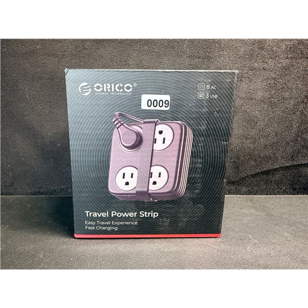 ORICO 20W Fast Charging 11-in-1 Power Strip with USB Ports (8 Outlets/3 USB PORTS) New