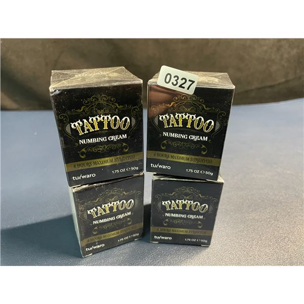 4 Boxes of Tattoo Numbing Cream (50g) 6hrs Max Strength; Great for Tattoos, Piercings, Pain Relief