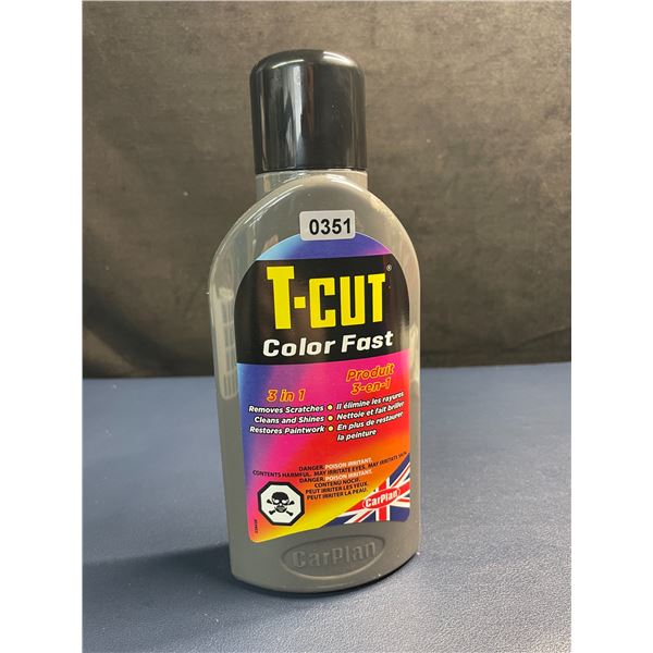 T-Cut Color Fast 3-in-1 (500ml) Removes Scratches/Cleans & Shines/Restores Paintwork - New