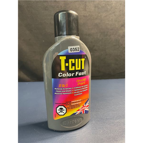 T-Cut Color Fast 3-in-1 (500ml) Removes Scratches/Cleans & Shines/Restores Paintwork - New