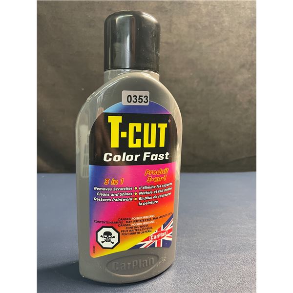 T-Cut Color Fast 3-in-1 (500ml) Removes Scratches/Cleans & Shines/Restores Paintwork - New
