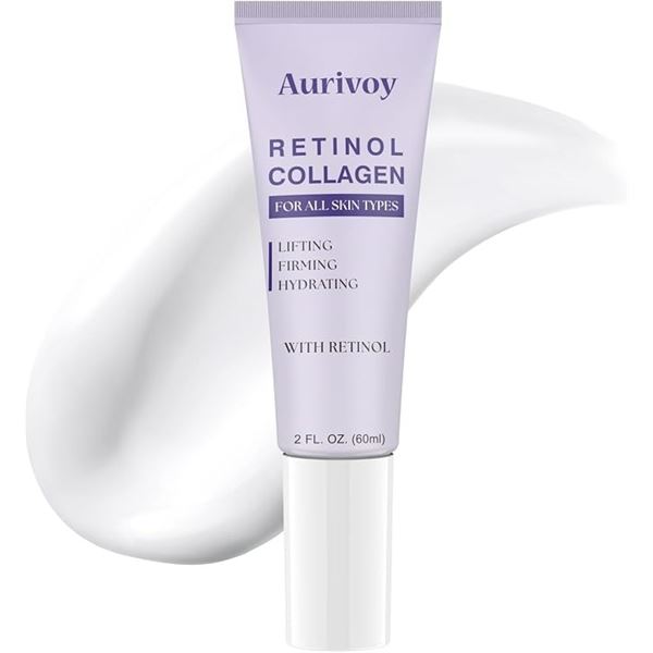 3 Boxes of Aurivoy Retinol Collagen (60ml) Lifting/Firming/Hydrating for All Skin Types - New!