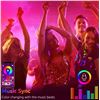 Image 3 : Rolightic LED RGB Smart Strip Light Kit for Indoors (32.8FT) App/Remote Control Strip Lights - New!