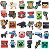 Image 2 : 5 Packs (30pcs Each) Minecraft Croc Shoe Charms/Jibbitz Croc Charms; Assorted Minecraft Characters