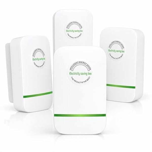 4-Pack Stopwatt Plug-In Power Factor Saver Devices for Household Electronics/Appliances - New!