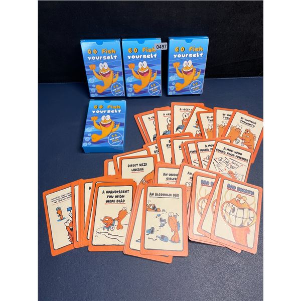 2 2-Packs of Go Fish Yourself - An Adult Style Go Fish! Game (4 Packs Total!) - New