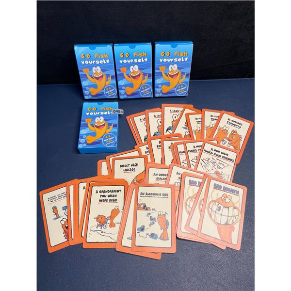 2 2-Packs of Go Fish Yourself - An Adult Style Go Fish! Game (4 Packs Total!) - New