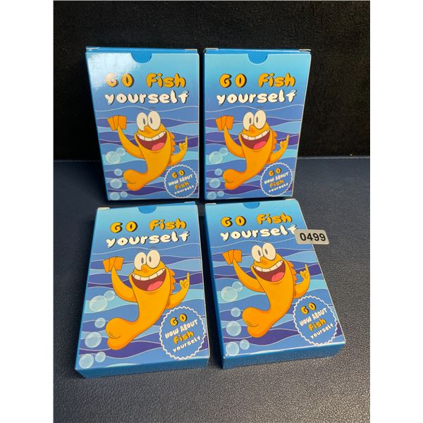 2 2-Packs of Go Fish Yourself - An Adult Style Go Fish! Game (4 Packs Total!) - New