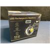 Image 10 : LED Rechargeable Headlamp; Super Bright/High Lumens, Zoomable, IPX7 Waterproof; 12 Modes - NEW