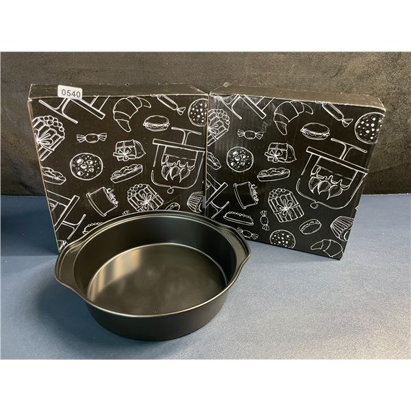 Lot of 2 Non-Stick Cake Pans (6-inch Size) - Brand New