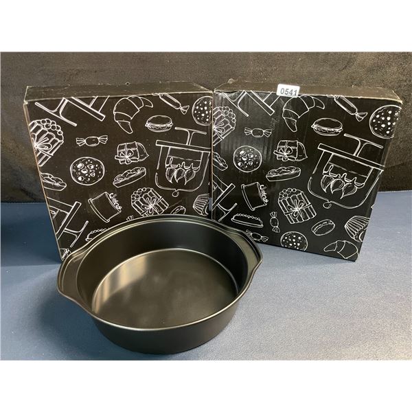 Lot of 2 Non-Stick Cake Pans (6-inch Size) - Brand New