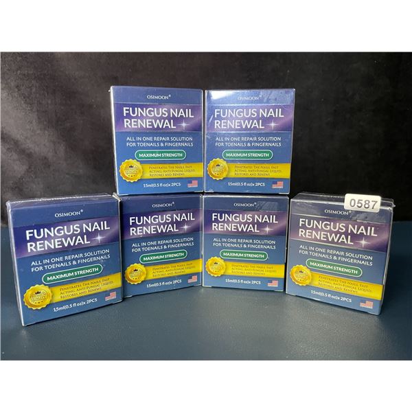 6 Boxes of Osimoon Fungus Nail Renewal Kits (Max Strength) Repair Solution for Toes/Fingernails New