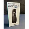 Image 1 : Logitech R400 Laser Presentation Remote/PowerPoint Clicker with Laser Pointer - New Sealed