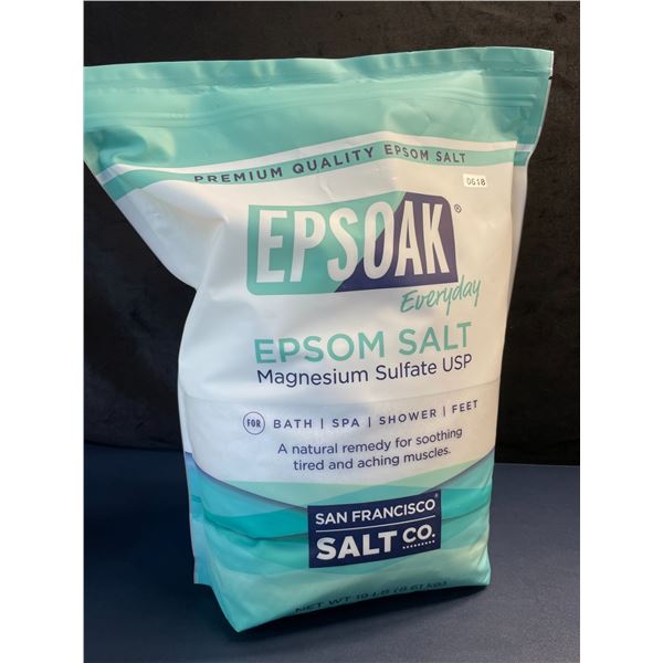 19LB Bag of EPSOAK Everyday Epsom Salts - For Bath/Spa/Shower/Feet - Brand New