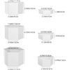 Image 2 : 6PC Metal Buffet Risers/Hexagon Jewelry Display Risers for Display/Catering/Showcases - New