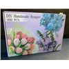 Image 6 : 400PC DIY Pipe-Cleaner Flowers/Handmade Bouquet Crafting Kit - Pink Flower Making Kit - New!