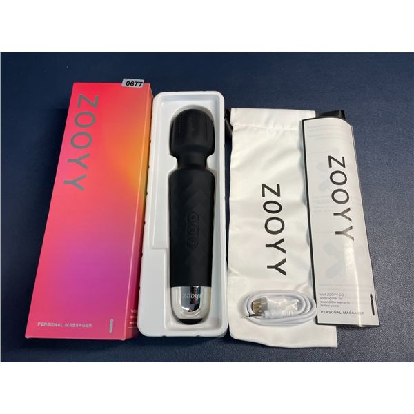Zooyy Rechargeable Personal Massager/Vibrator Sex Toy with 20 Vibration Patterns - Brand New!