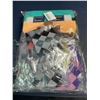 Image 8 : 24pcs Minecraft/Pixel-Theme Party Supply Set - Includes Masks, 37" Large Inflatable Swords, & Pump