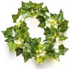 Image 1 : 4 Packs Vine String Lights/Greenery Decor Lights (6.5FT Each) Battery-Powered String Lights - New!