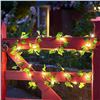 Image 5 : 4 Packs Vine String Lights/Greenery Decor Lights (6.5FT Each) Battery-Powered String Lights - New!