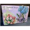Image 6 : 400PC DIY Pipe-Cleaner Flowers/Handmade Bouquet Crafting Kit - Pink Flower Making Kit - New!