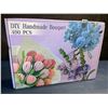 Image 6 : 400PC DIY Pipe-Cleaner Flowers/Handmade Bouquet Crafting Kit - Pink Flower Making Kit - New!