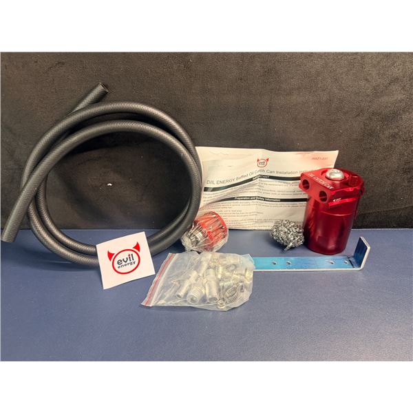 Evil Energy Oil Catch Can System - Universal Fitment for Gas Engines - Open Box