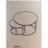 Image 6 : YUDA Round Nesting Coffee Table Nesting Side Set of 2 - New