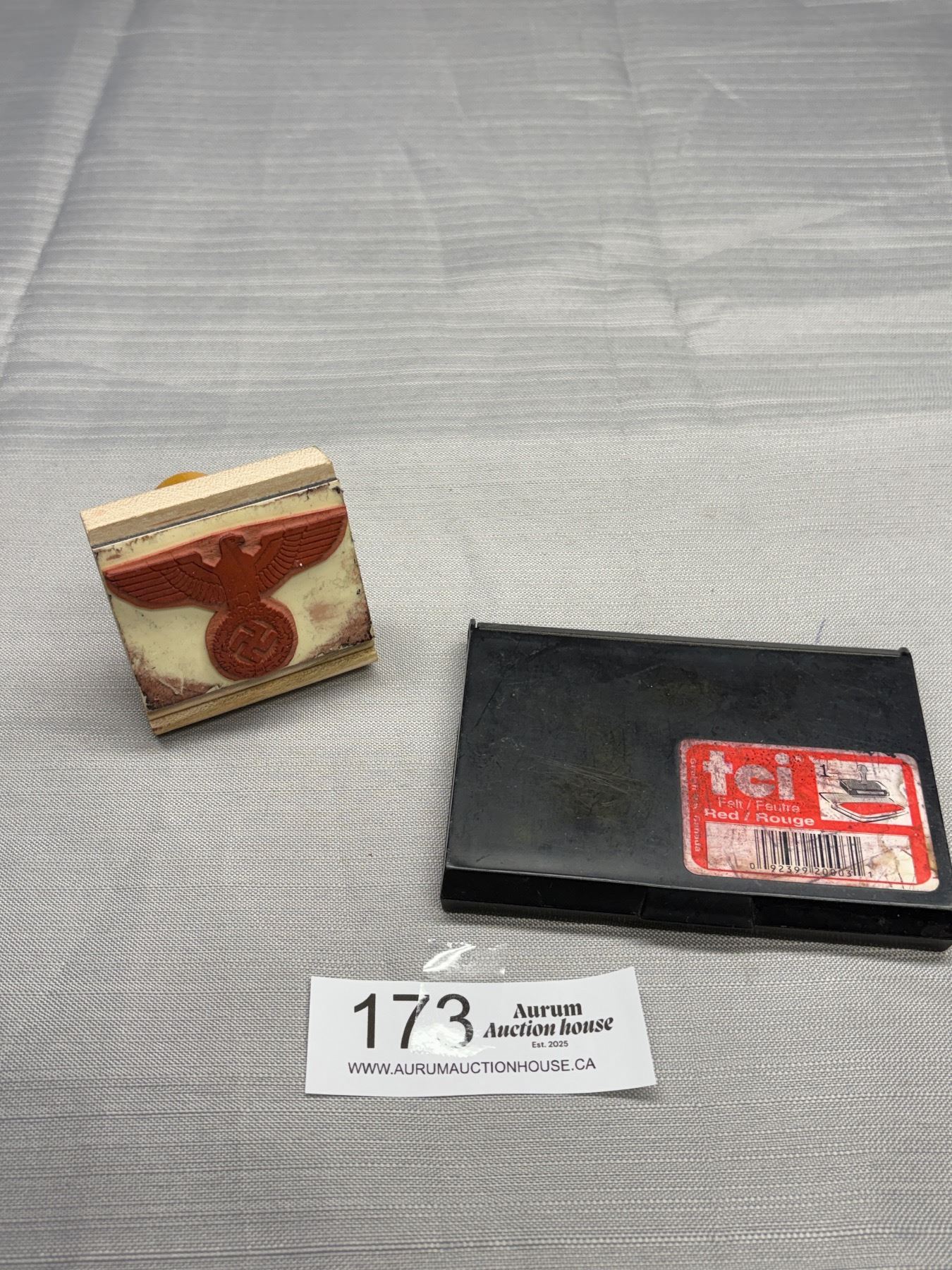 A Reproduction WW2 German Ink Stamp