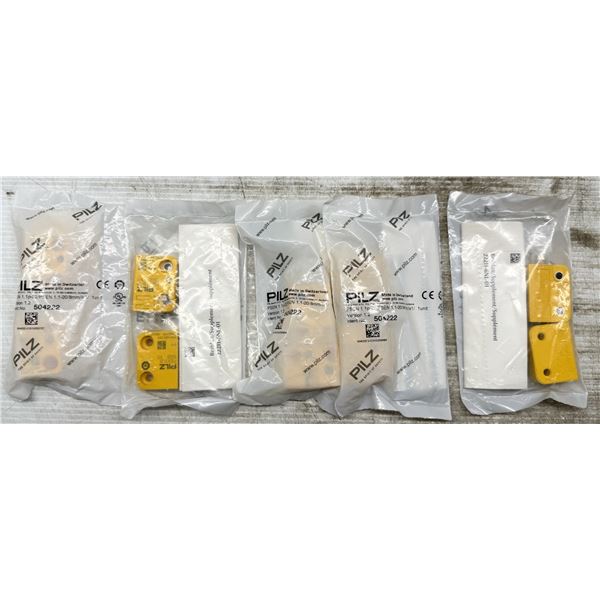 (5) Pilz #504222/PSEN 1.1p-22/PSEN 1.1-20/8mm/ix1/1unit Magnetic Safety Switch Sets