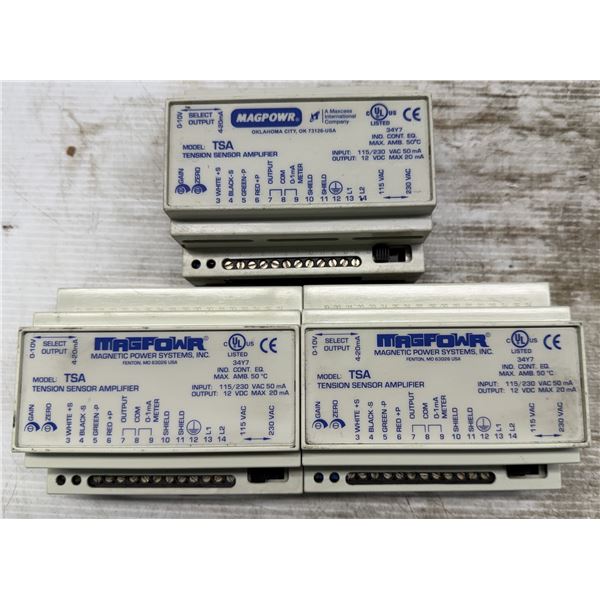 (3) Mag Power #TSA Tension Sensor Amplifiers