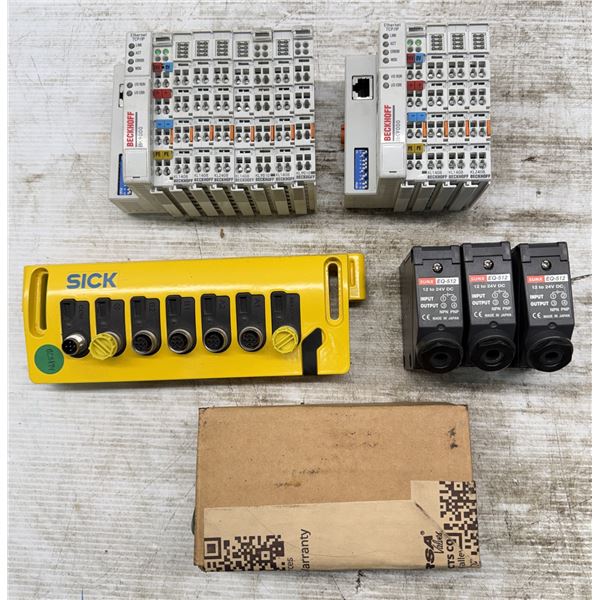 Lot of Misc. Beckhoff, Sick, Sunx, Versa Items