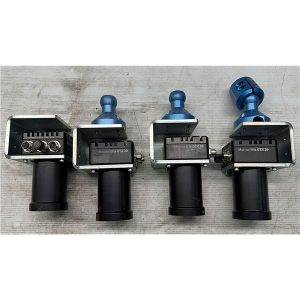 (4) Matrox #GTR1300/GMX Smart Cam Machine Vision Camera w/GMLC-75