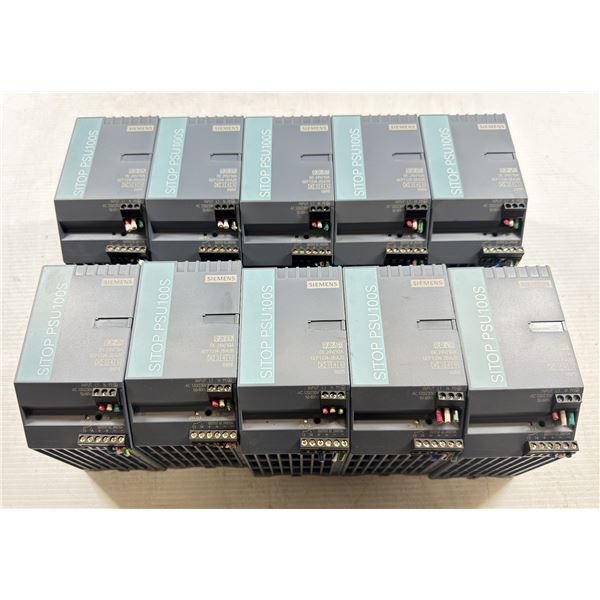 Lot of (10) Siemens #6EP1334-2BA20 Power Supplies