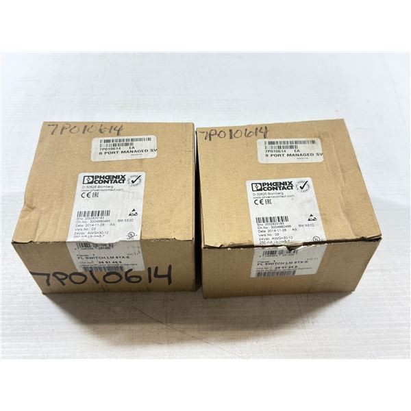 (2) Phoenix Contact #FL SWITCH LM 8TX-E / #28 91 46 6