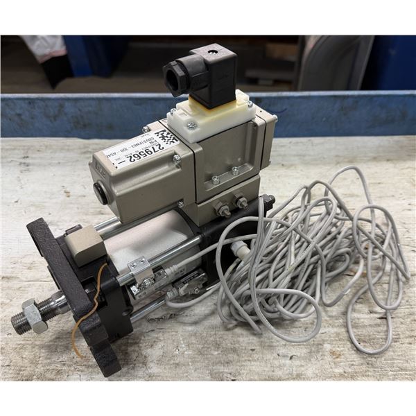 SMC #CDVS1FN63-40-A54Z-3DL Cylinder w/#VS4124-003DL-X46 Valve & D-A54 Sensors