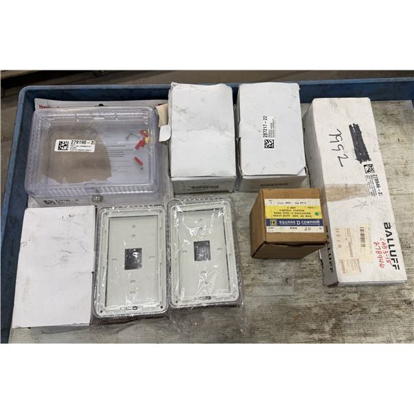 Lot of Misc. Thermostat Guards, Enclosure & Indicator Light