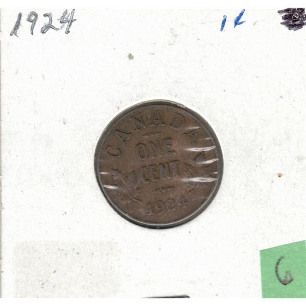 1924 Canada Small Cent